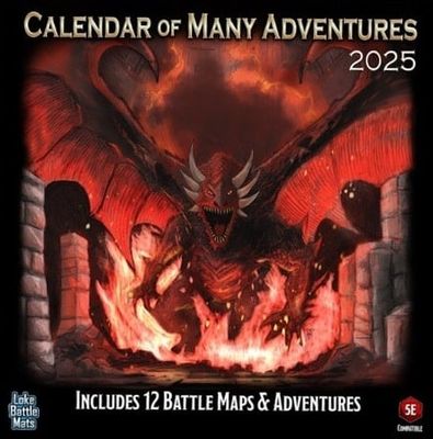 2025 Calendar of Many Adventures