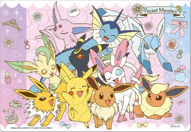 80 pcs - Pokemon: Dress Up!