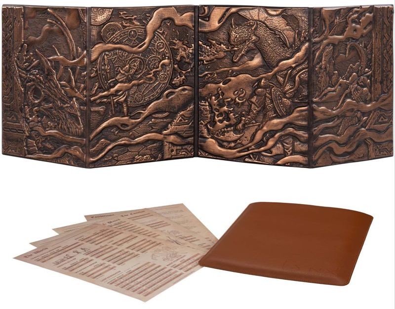 Faux Leather Customizable GM Screen