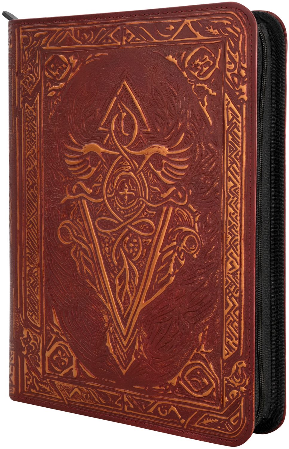 Faux Leather Trading Card Binder - Red