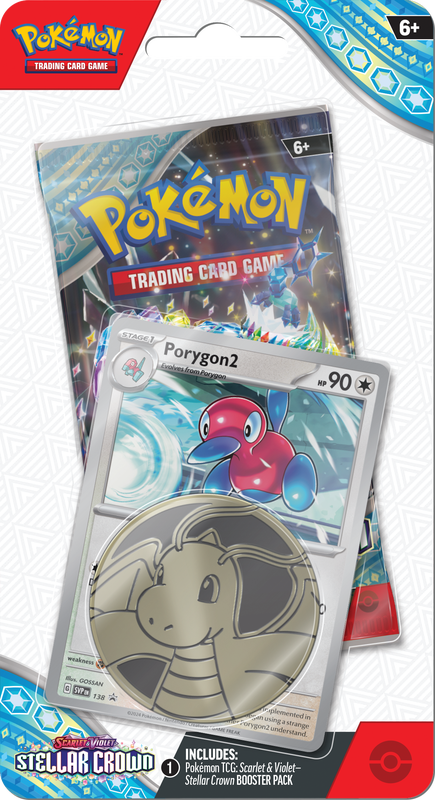 Pokemon TCG - Scarlet &amp; Violet: Stellar Crown Checklane Blister