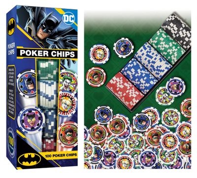 Poker Chips - 100 pcs Batman