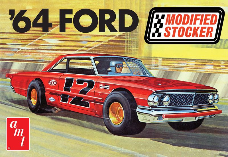 1964 Ford Galaxie (Modified Stocker) Model Kit (1:25 Scale)