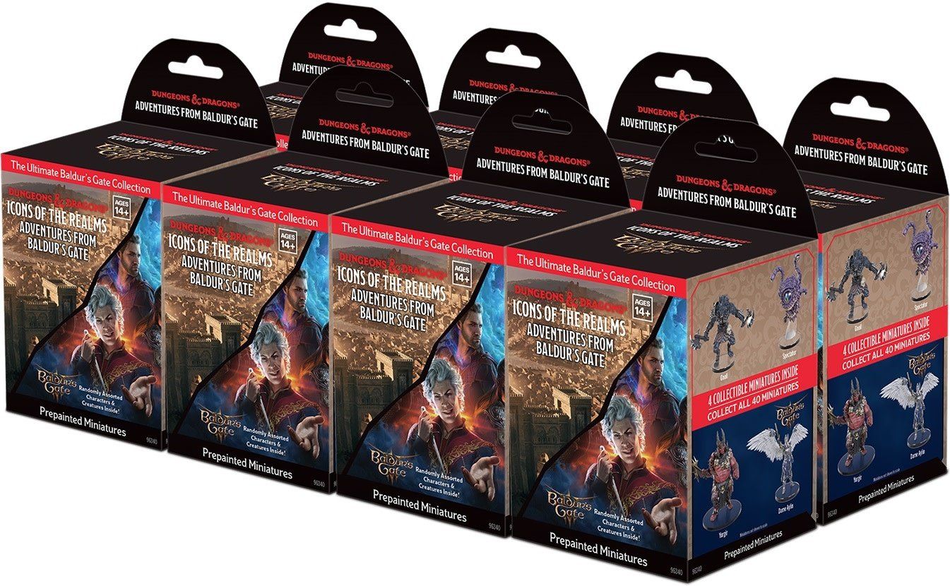 D&amp;D Icons of the Realms: Miniature Booster Brick - Adventures from Baldur&#39;s Gate