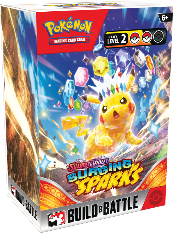 Pokemon TCG - Scarlet &amp; Violet: Surging Sparks Build &amp; Battle Box