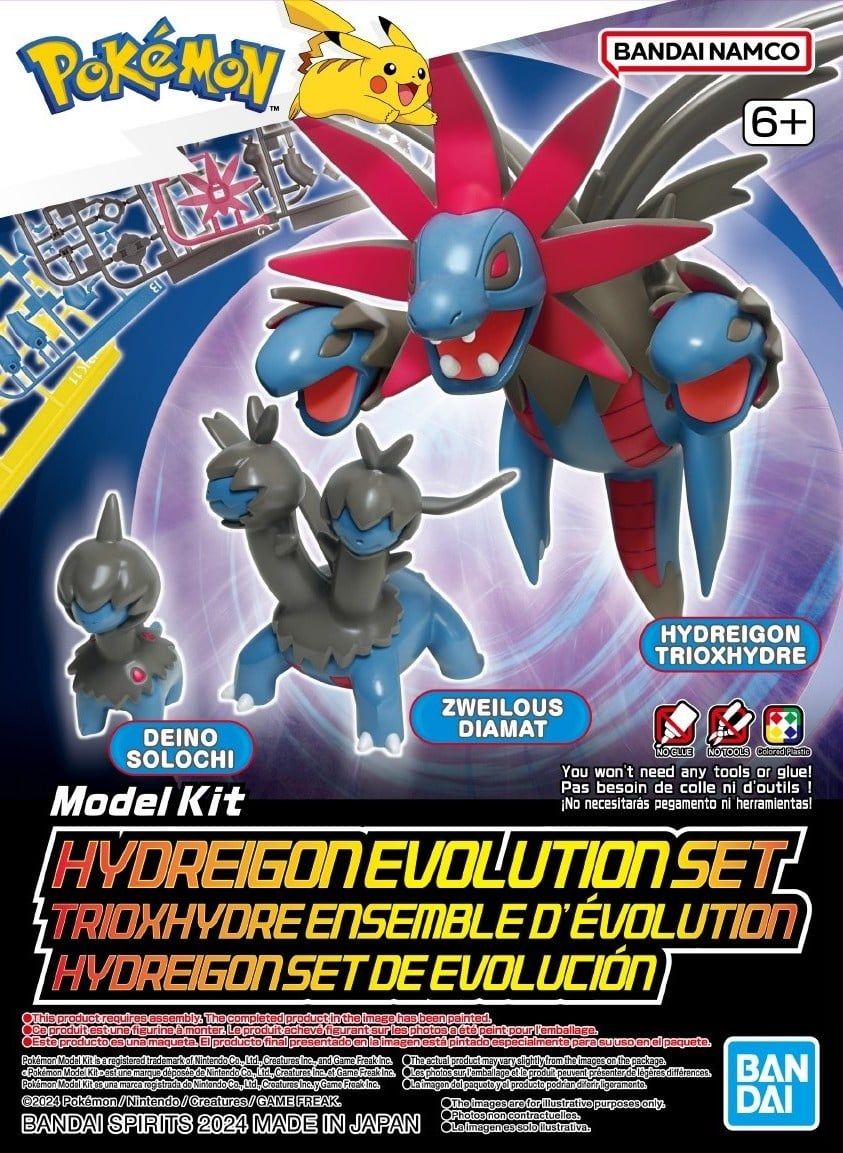 Pokemon: Hydreigon - Evolution Model Kit