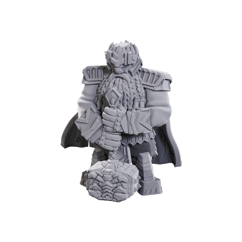 Pathfinder Deep Cuts Miniatures: Male Dwarf High Level Champion