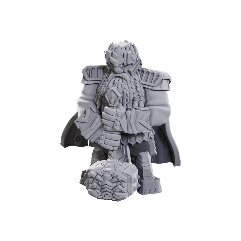 Pathfinder Deep Cuts Miniatures: Male Dwarf High Level Champion