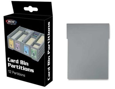 Plastic Card Storage Box Partitions
