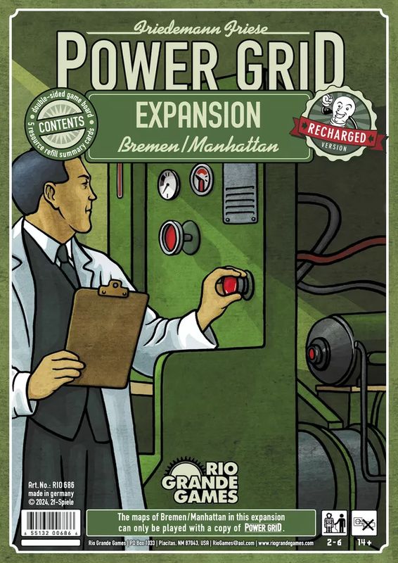 Power Grid: Bremen/Manhattan Recharged Expansion