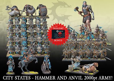 Conquest: City States - Hammer and Anvil 2000pt army