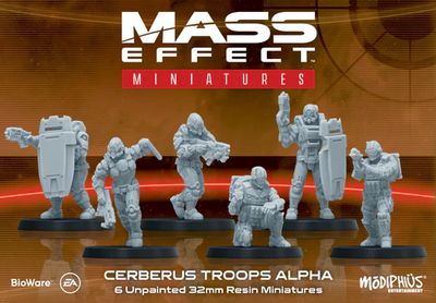 Mass Effect: The Board Game - Cerberus Forces Alpha: Resin Collectors Miniatures Set