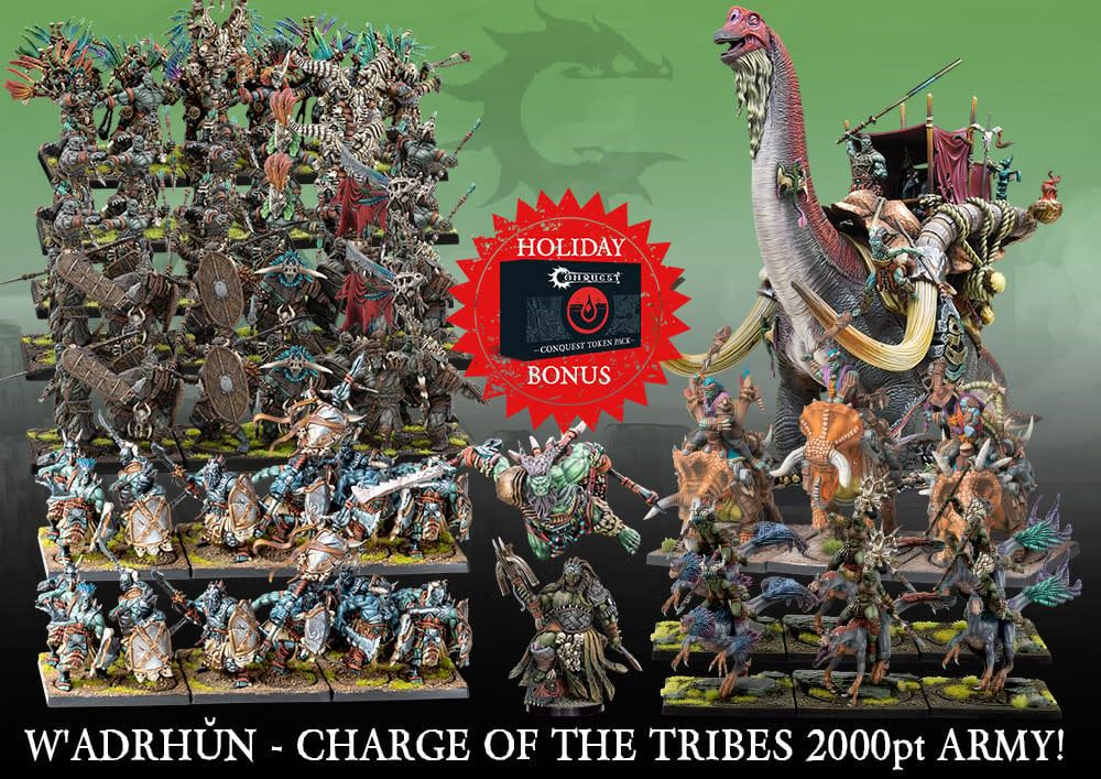 Conquest: W&#39;adruhn - Charge of the Tribes 2000pt army