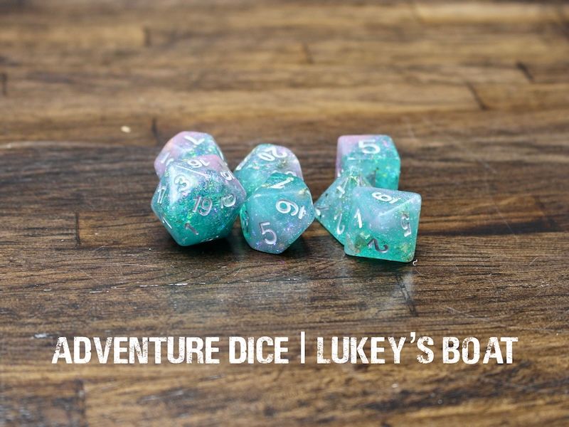 7-Piece RPG Dice Set: Lukey’s Boat