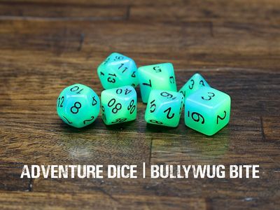 7-Piece RPG Dice Set: Bullywug Bite