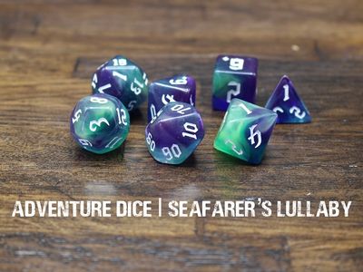 7-Piece RPG Dice Set: Seafarer’s Lullaby