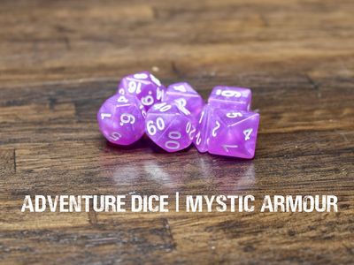 7-Piece RPG Dice Set: Mystic Armour
