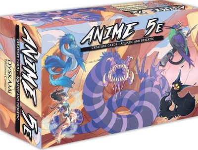 Anime 5E: Creature Cards – Aquatic &amp; Desertic