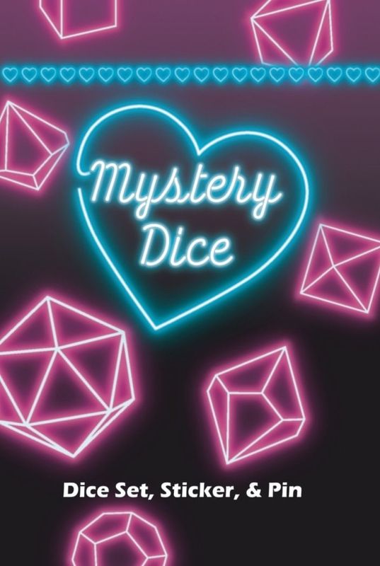 7-Piece Mystery RPG Dice Set - Sweetheart