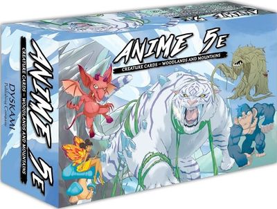 Anime 5E: Creature Cards – Woodlands &amp; Mountains