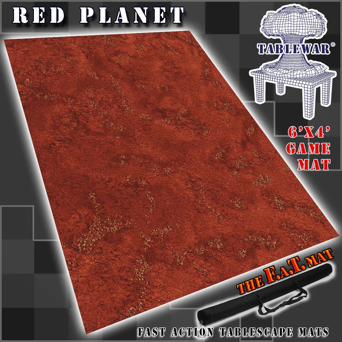 Playmat - F.A.T. Mats (Fatmats): 6&#39; x 4&#39; Red Planet