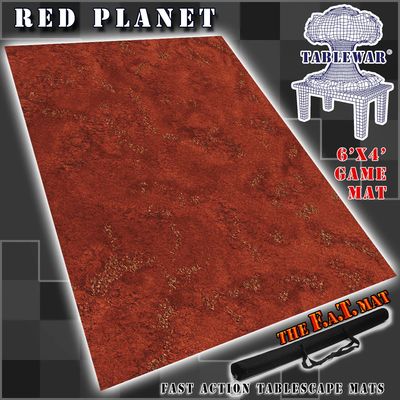 Playmat - F.A.T. Mats (Fatmats): 6&#39; x 4&#39; Red Planet