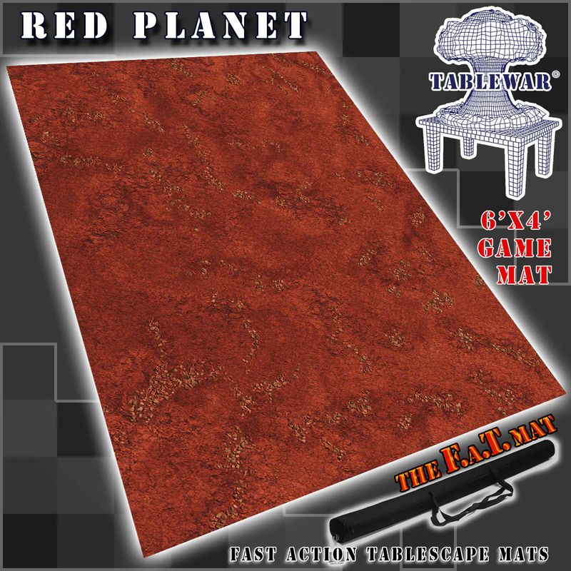 Playmat - F.A.T. Mats (Fatmats): 6&#39; x 4&#39; Red Planet