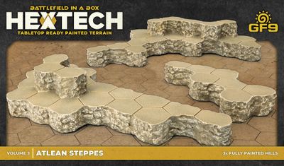 Battlefield in a Box: Hextech Atlean Steppes (Version 3)