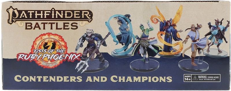 Pathfinder Battles: Premium Painted Miniature - Fists of the Ruby Phoenix - Contenders and Champions Boxed Set