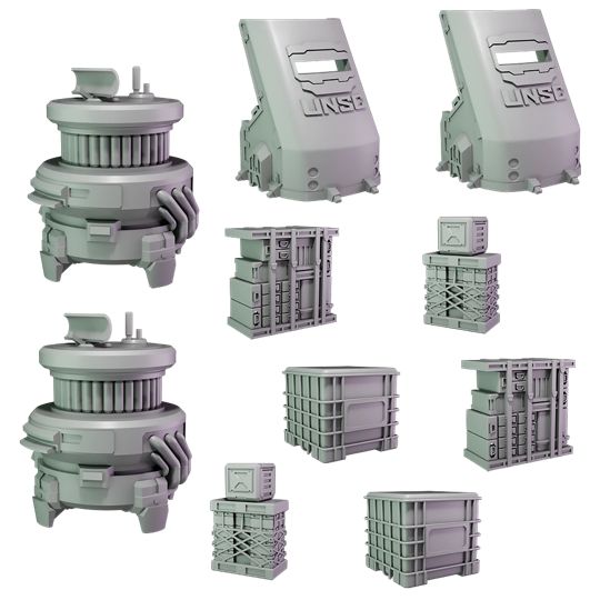 Halo Flashpoint: UNSC Scenery Set