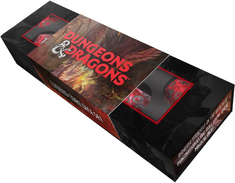 7-Piece Liquid Core RPG Dice Set: Dungeons &amp; Dragons