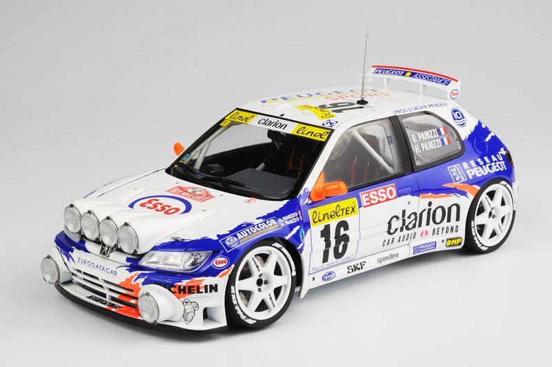 Peugeot 306 Maxi Evo2 &#39;98 Monte Carlo Rally Class Winner Model Kit (1:24 Scale)