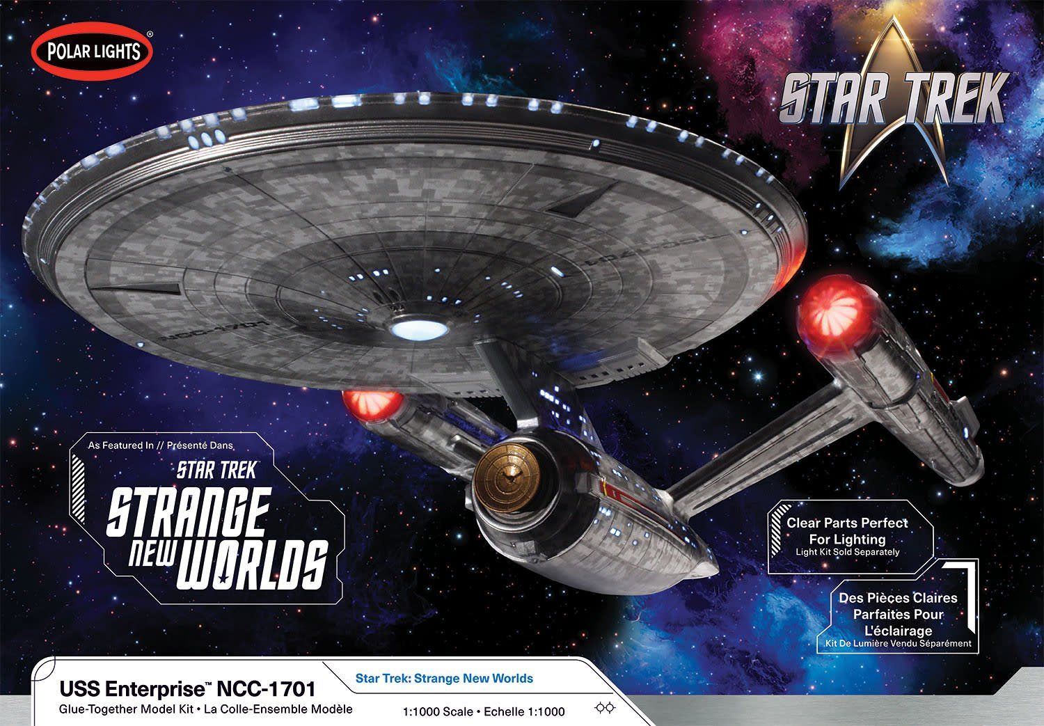 Star Trek USS Enterprise NCC-1701 (Strange New Worlds) Model Kit (1:1000 Scale)