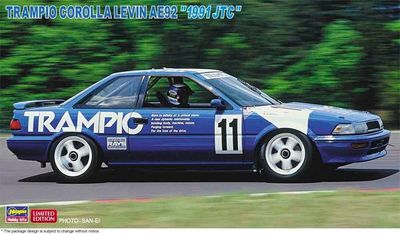 1991 Trampio Corolla Levin AE92 &quot; JTC&quot; Model Kit (1:24 Scale)