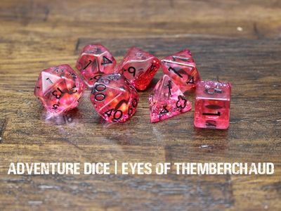 7-Piece RPG Dice Set: Eyes of Themberchaud