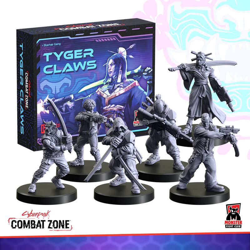 Cyberpunk Red: Combat Zone: Starter Faction - Tyger Claw