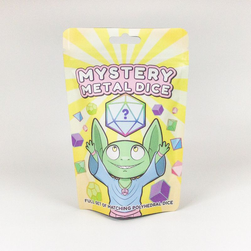 Mystery Dice Goblin: 7-Piece Metal Dice Set