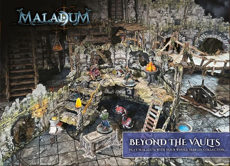 Maladum: Dungeons of Enveron: Beyond the Vaults Expansion