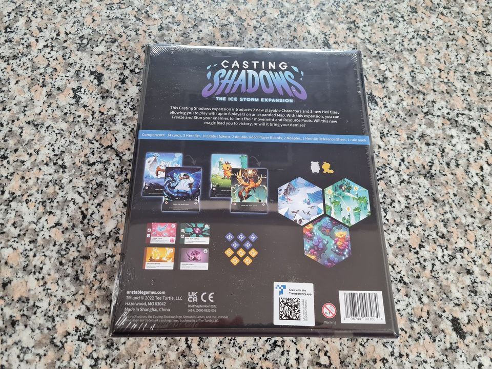Casting Shadows Base Game The Ice Storm Expansion Bundle Card Game