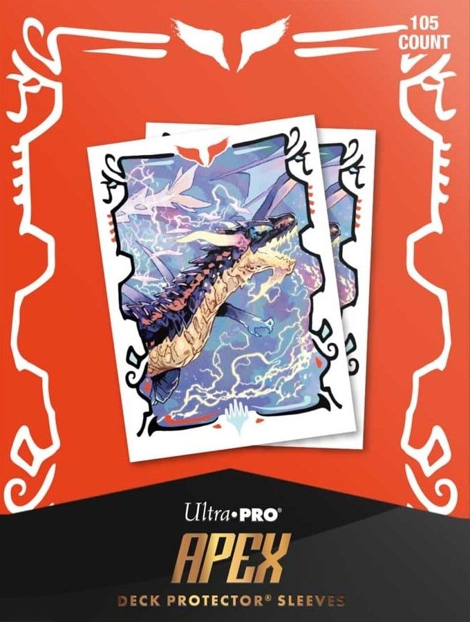 Sleeves - 66x91mm Ultra-Pro Apex - MTG Dragonstorm - 105/pk