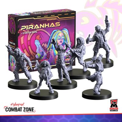 Cyberpunk Red: Combat Zone: Starter Faction - Piranhas