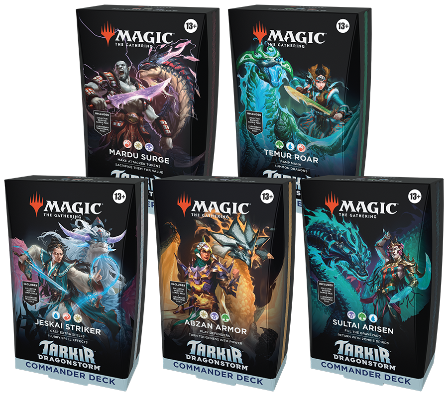 Magic the Gathering TCG Tarkir Dragonstorm Commander Bundle