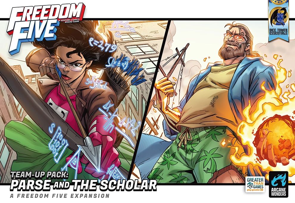 Freedom Five: The Parse and The Scholar Team-Up Pack