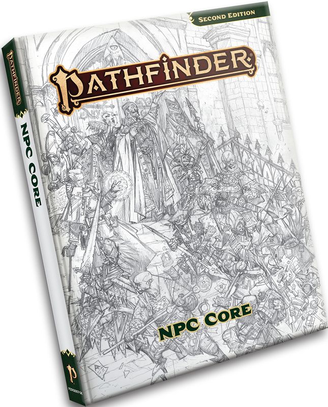 Pathfinder RPG 2E NPC Core Sketch Cover
