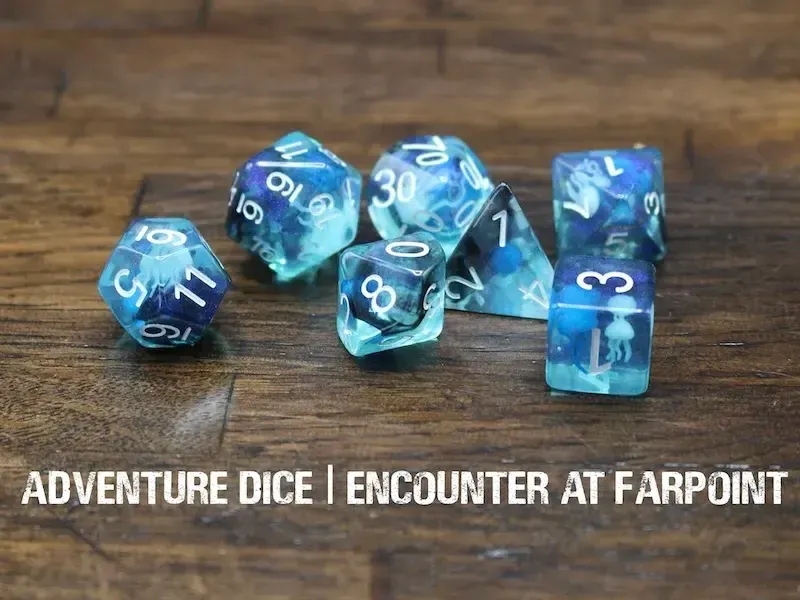 7-Piece RPG Dice Set: Encounter at Farpoint