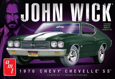 1970 Chevy Chevelle SS (John Wick) Model Kit (1:25 Scale)