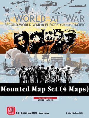 A World At War: Mounted Map Set