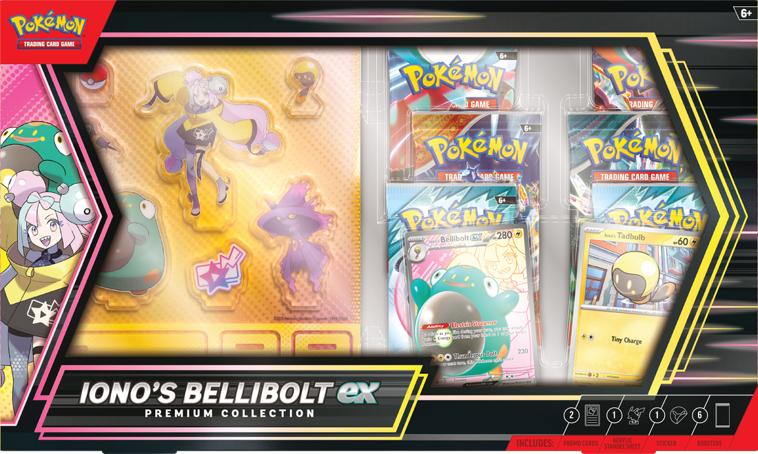 Pokemon TCG - Scarlet &amp; Violet: Iono’s Bellibolt ex Premium Collection