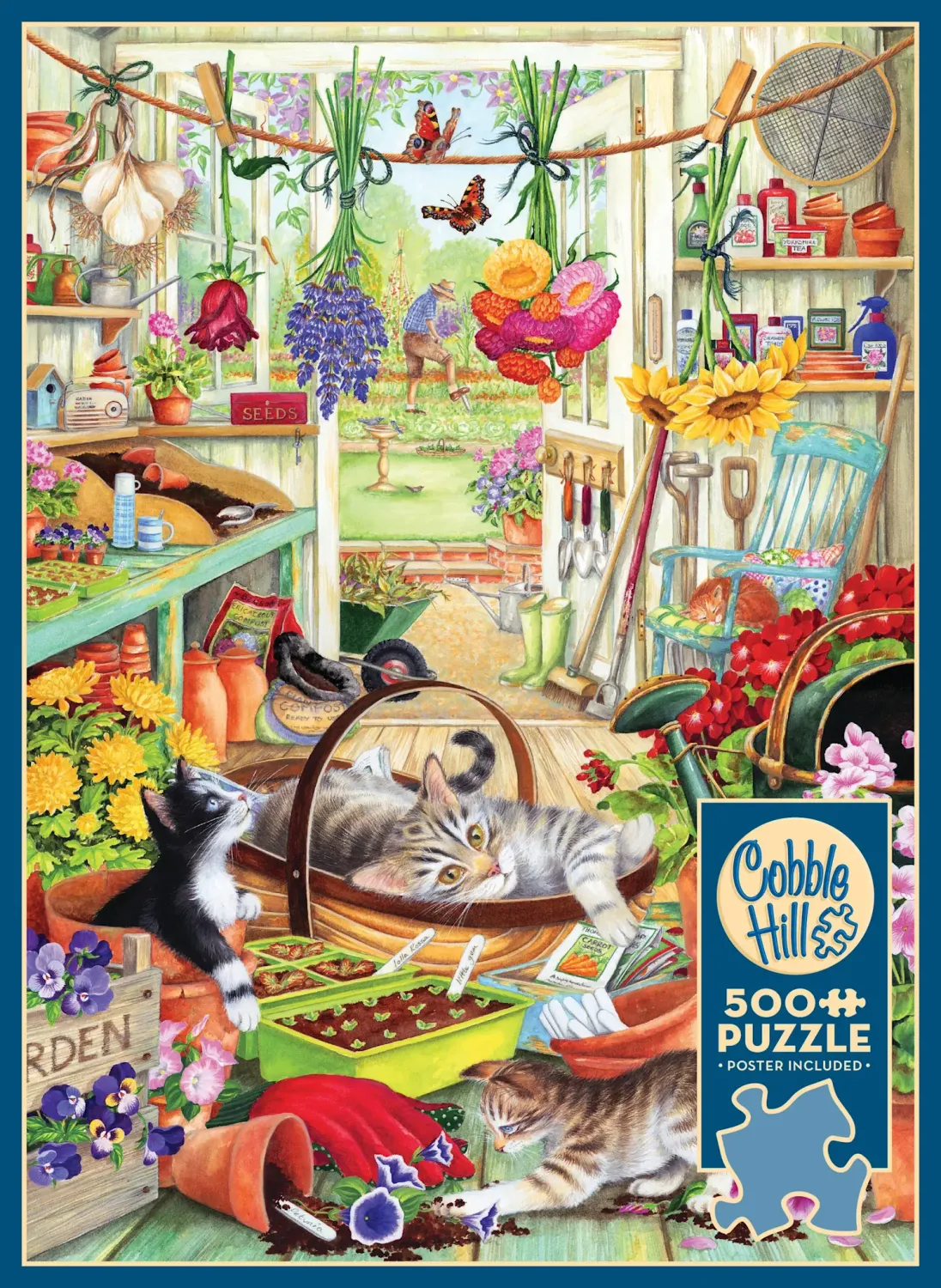 500 pcs - Potting Shed Cats