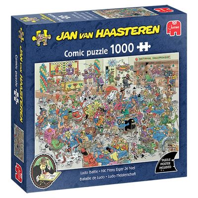 1000 pcs - Jan van Haasteren: Ludo Battle